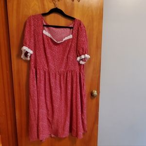 Shein red dress 4x